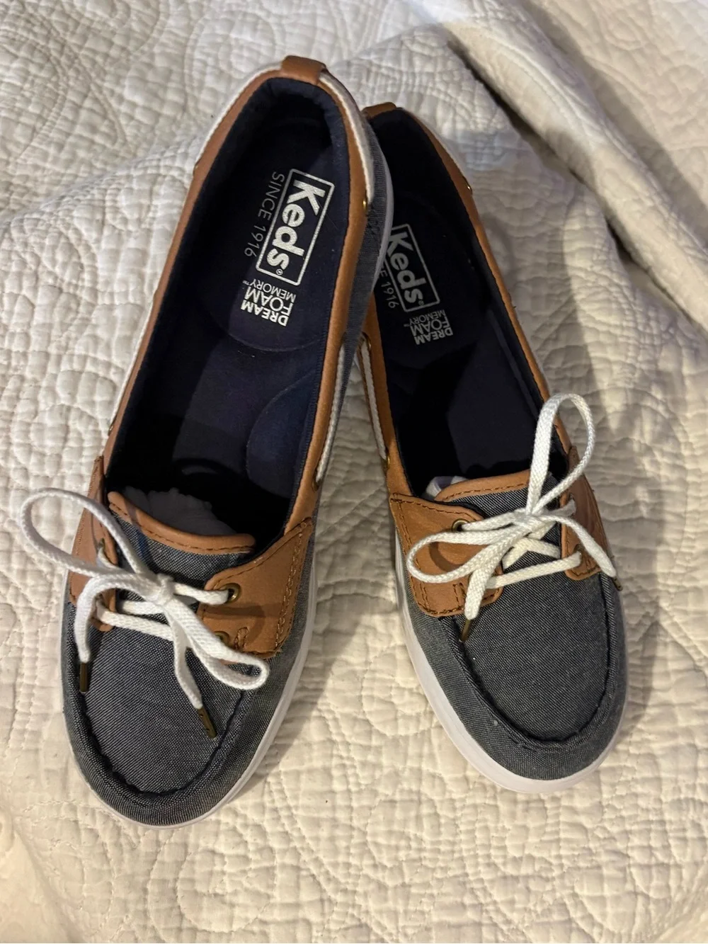 Keds Charter Women's Casual Shoe in Blue Size 6.5